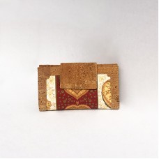 Cork and Chita de Alcobaça Ladies Wallet "Viana" Red