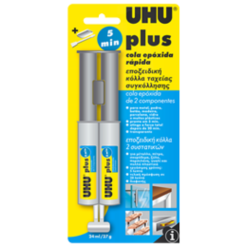 UHU Plus Epoxy Rápida - 2 Componentes